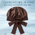 22 Momme Silk Sleep Cap with Ice Silk Band (T)